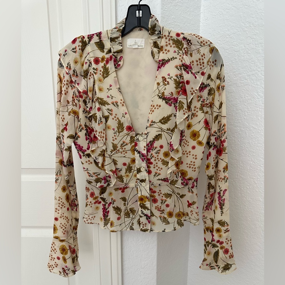 Lost + Wander floral top